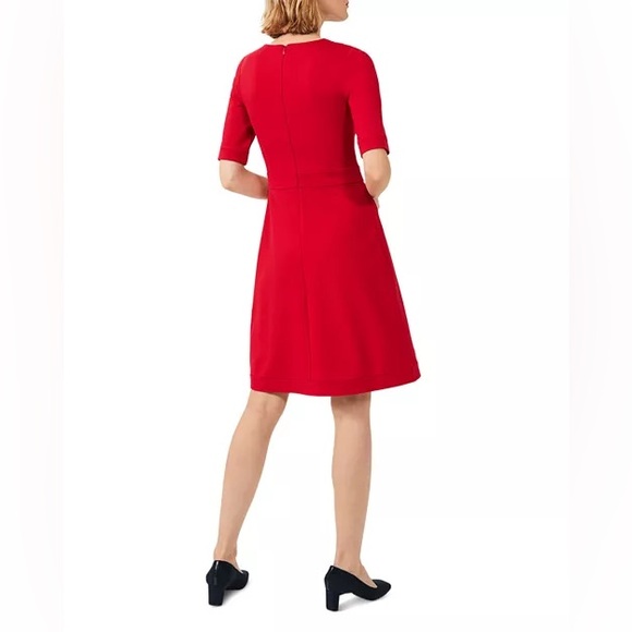 Hobbs London Anela Dress In Flag Red Size US 14 - Picture 7 of 16